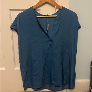 Banana Republic Teal V-Neck Top